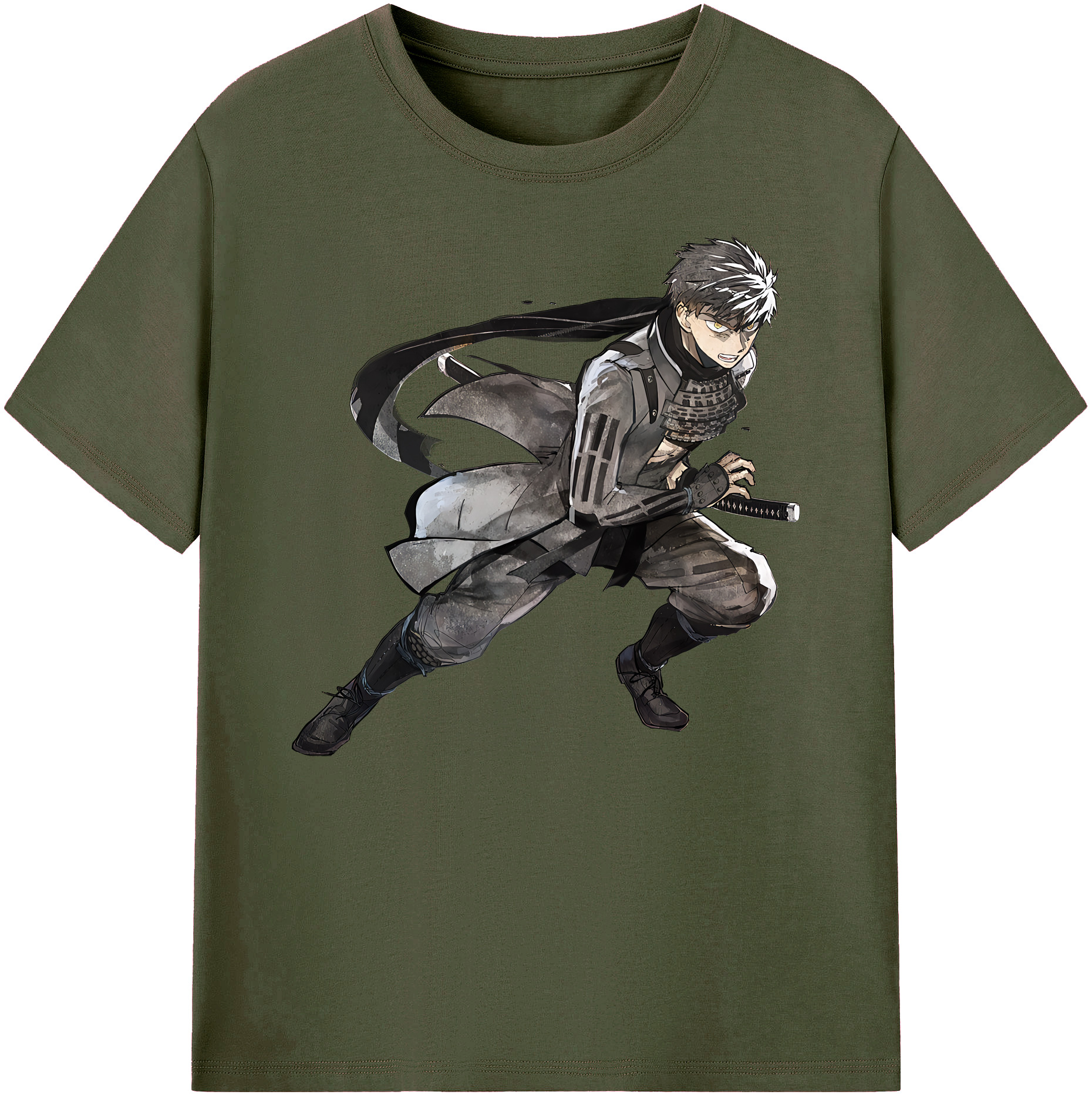 （画像用） 刀剣乱舞 Touken Ranbu 綿100％ メンズ半袖Tシャツ｜肌触りやわらか＆通気性